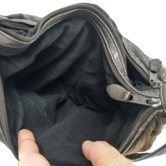 BEAUTIFUL PATCHWORK TOTE / PURSE Faux Suede 13X9X4 - Picture 7 of 8